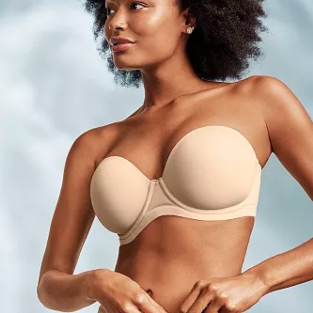 Wacoal Dark Tan - Red Carpet Full Figure Underwire Strapless Bra Up To I Cup - Picture 6 of 8